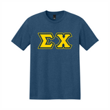 Greek Letters Tri-Blend Tee