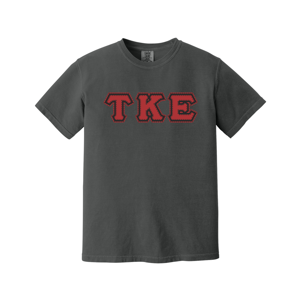 Greek Letters Heavyweight Ring Spun Tee