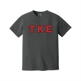 Greek Letters Heavyweight Ring Spun Tee