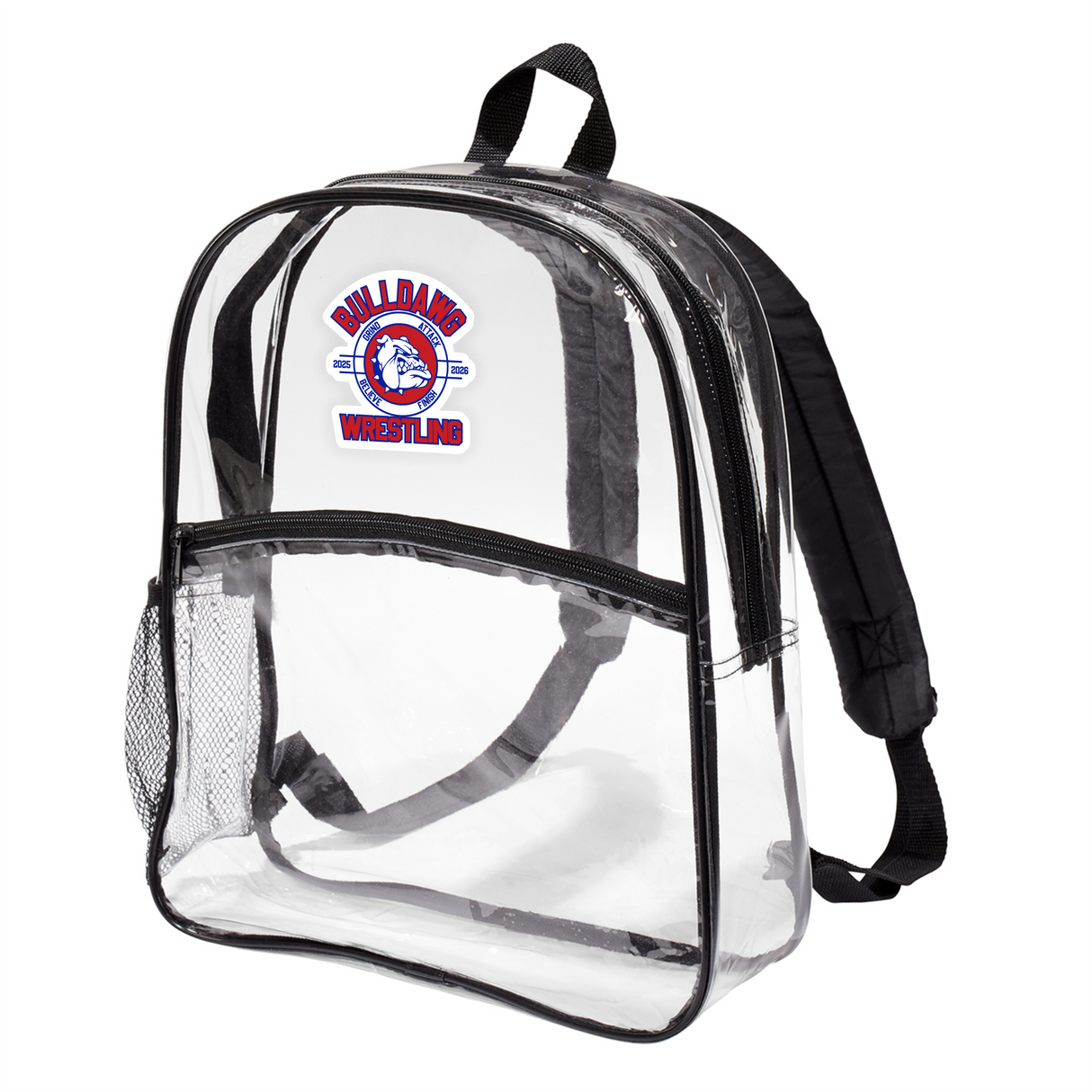 LCHS Wrestling Clear Backpack