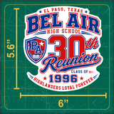 Bel Air Wrestling Decal