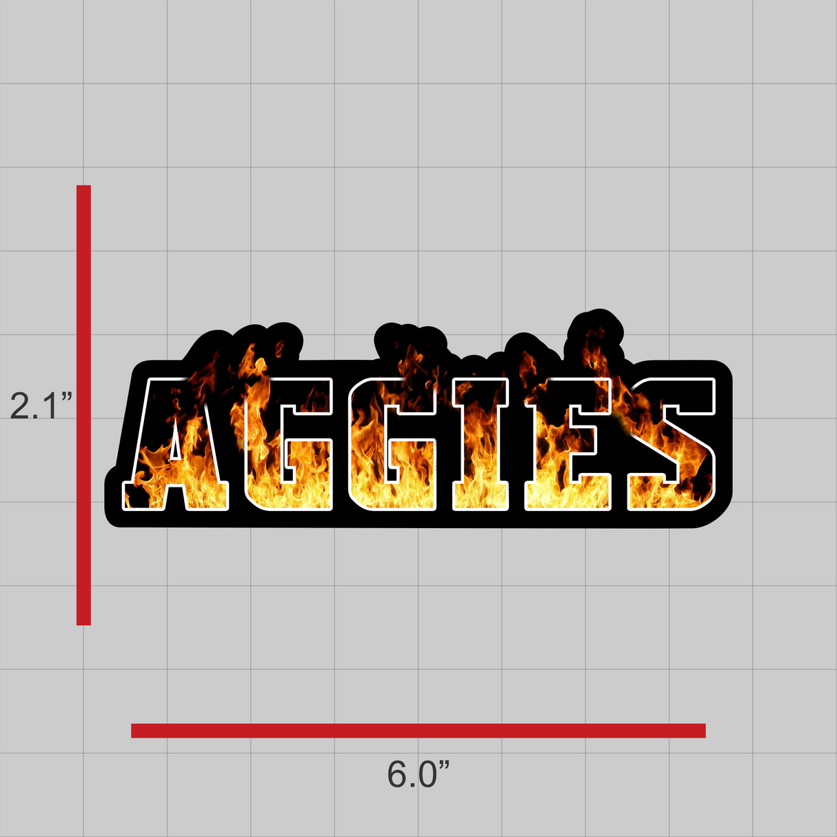 NMSU Swim Tournament Decals