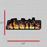 NMSU Swim Tournament Decals