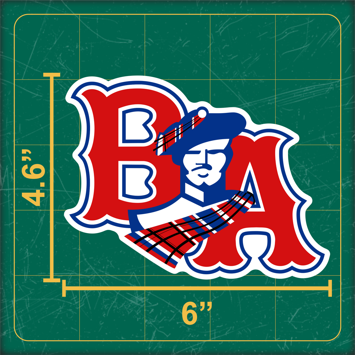Bel Air Wrestling Decal