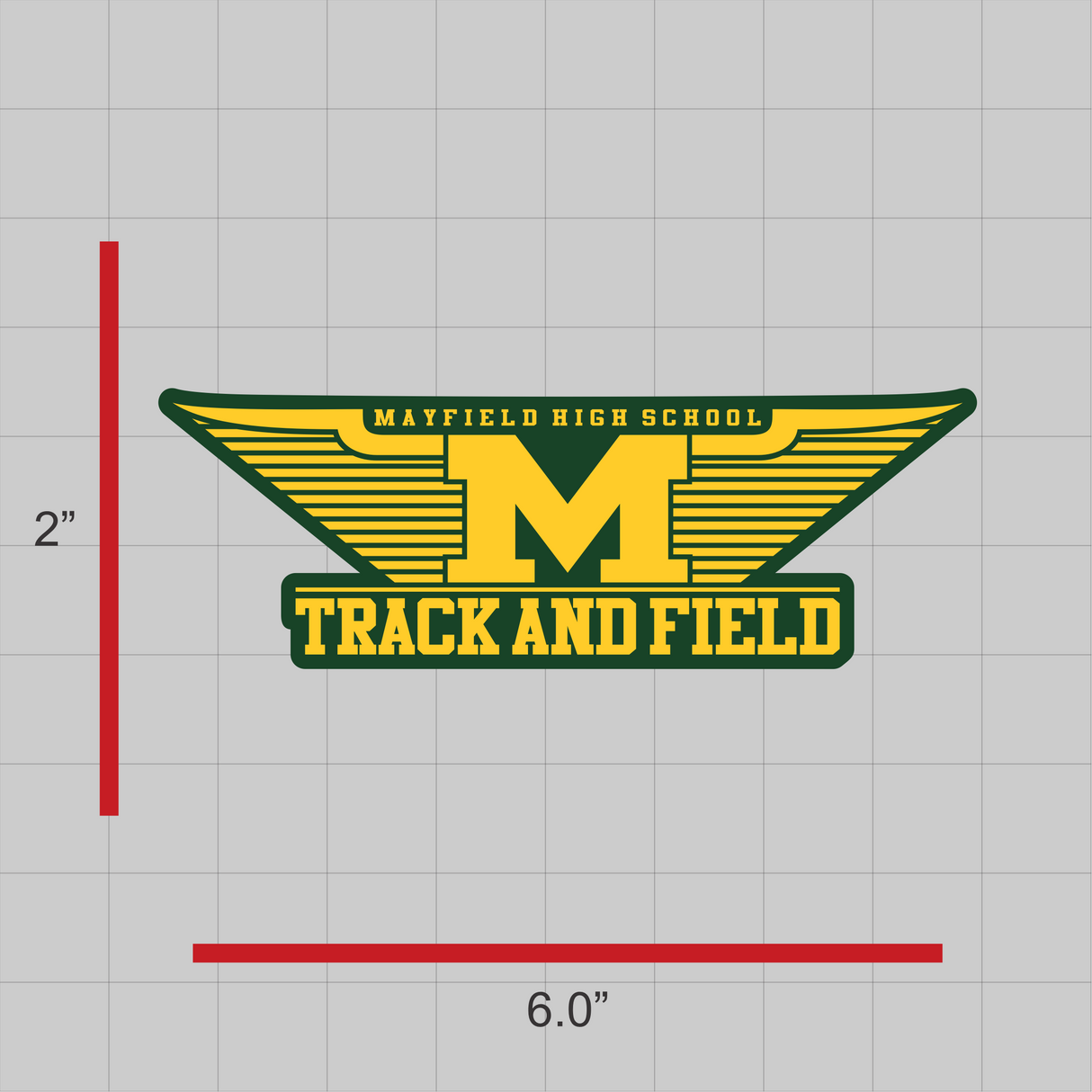 MHS Track Decal