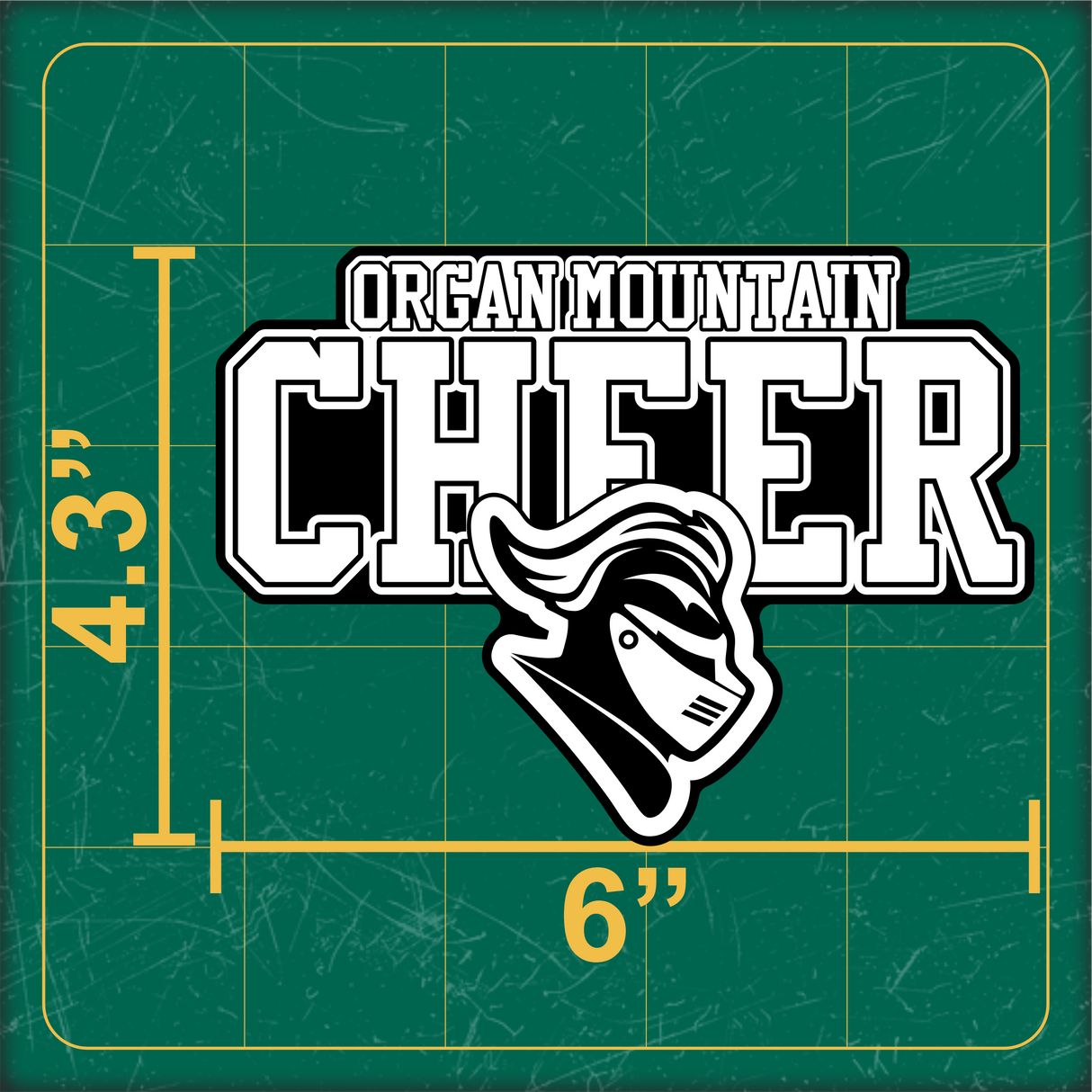OMHS Cheer Decal