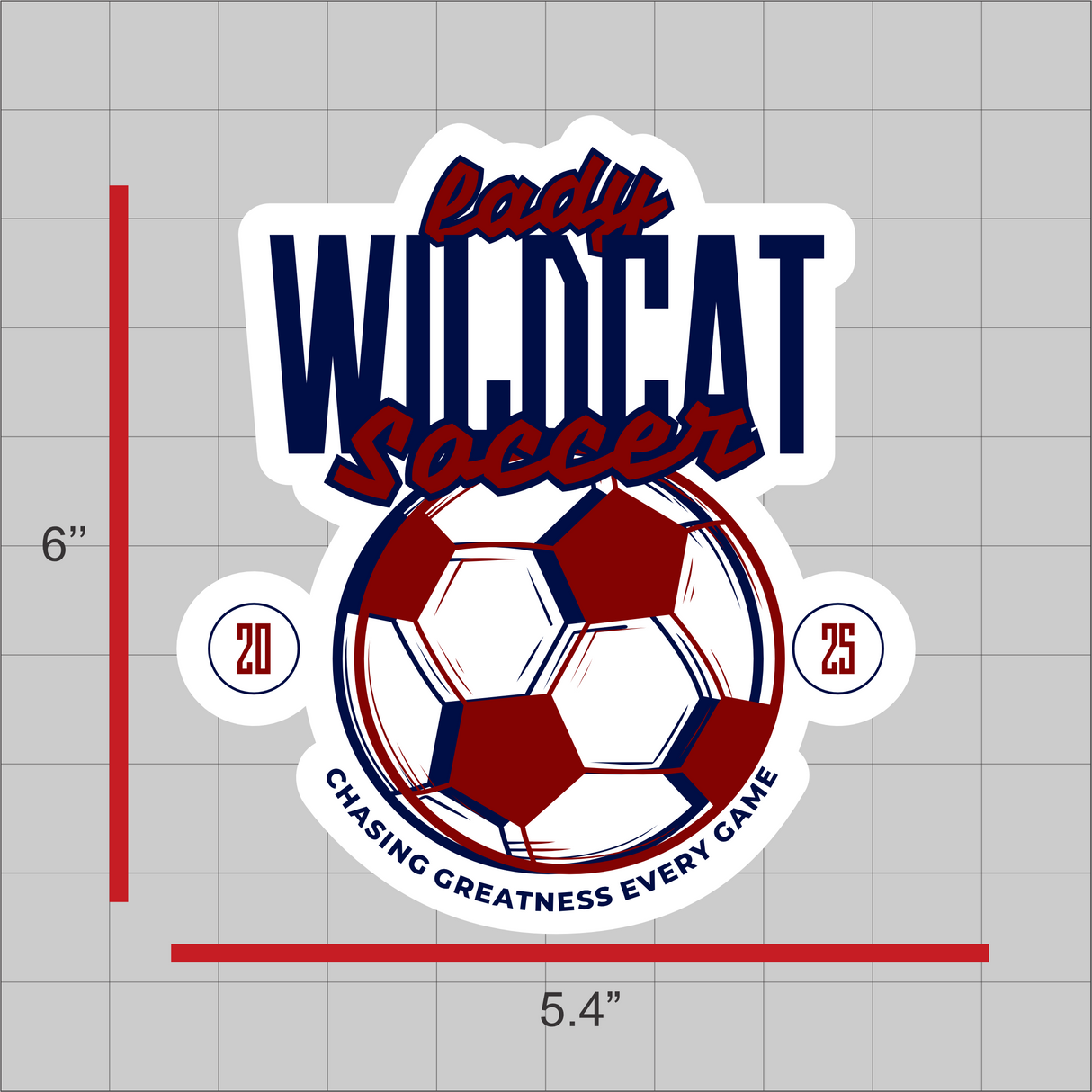 DHS Girls Soccer Decal