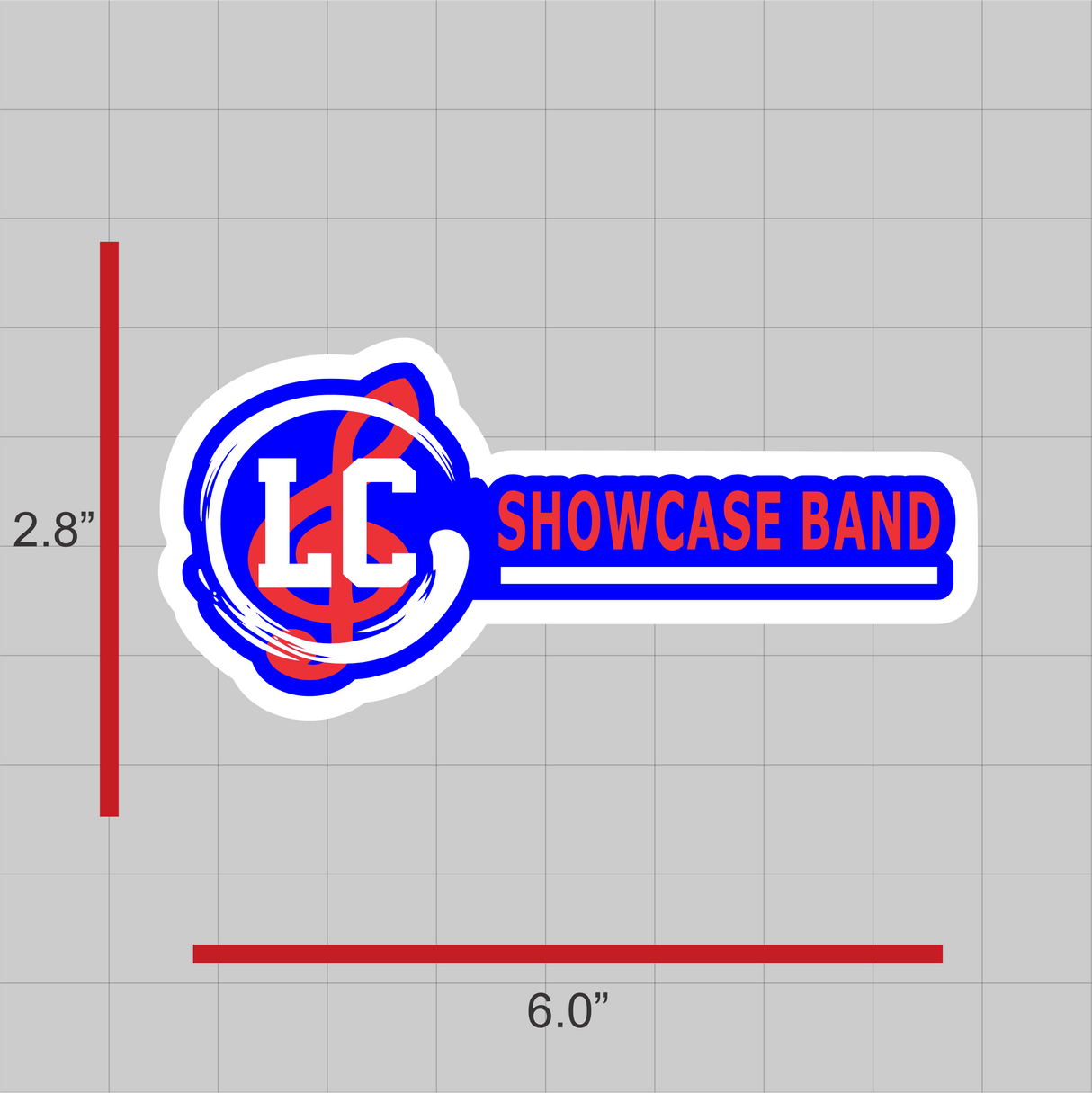 LCHS Band Decal