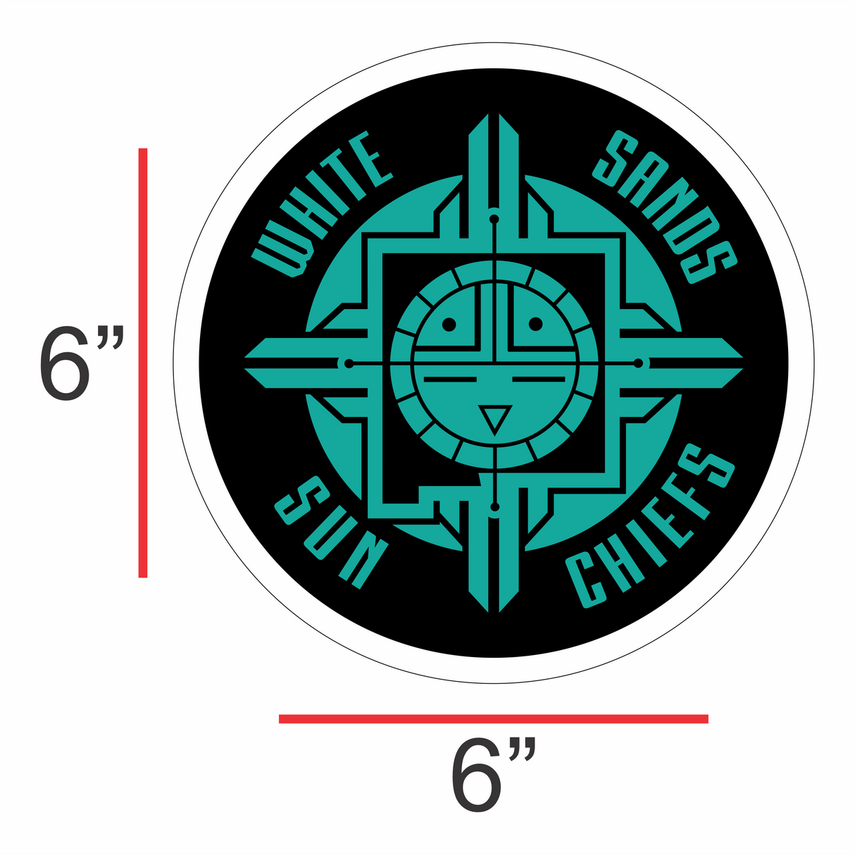 White Sands School Decal