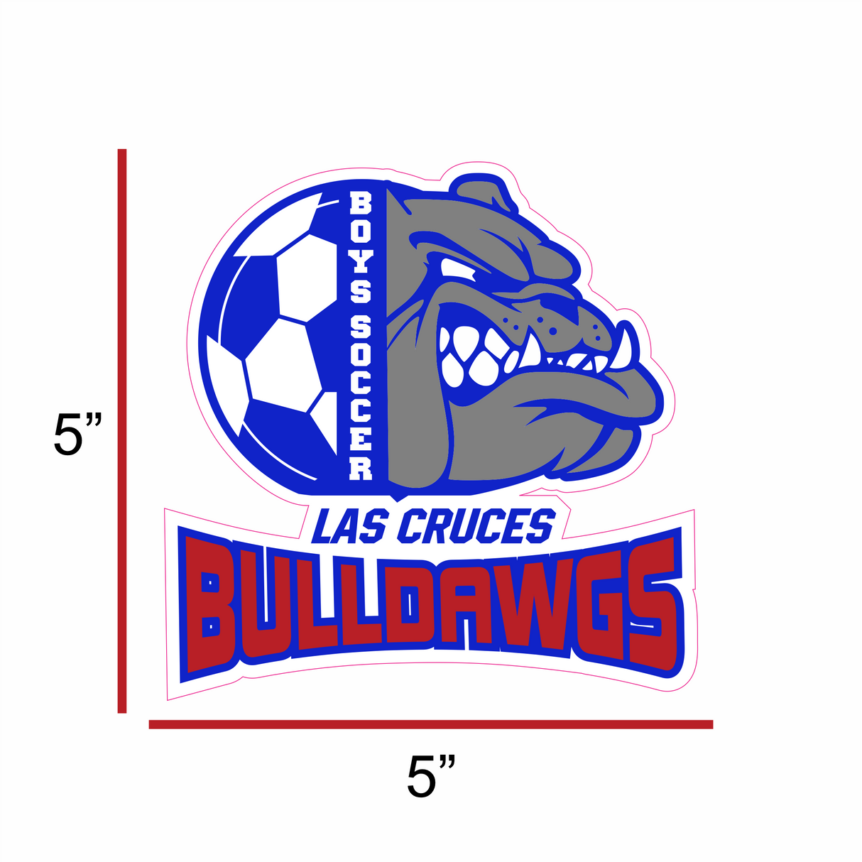LCHS Boys' Soccer Decal