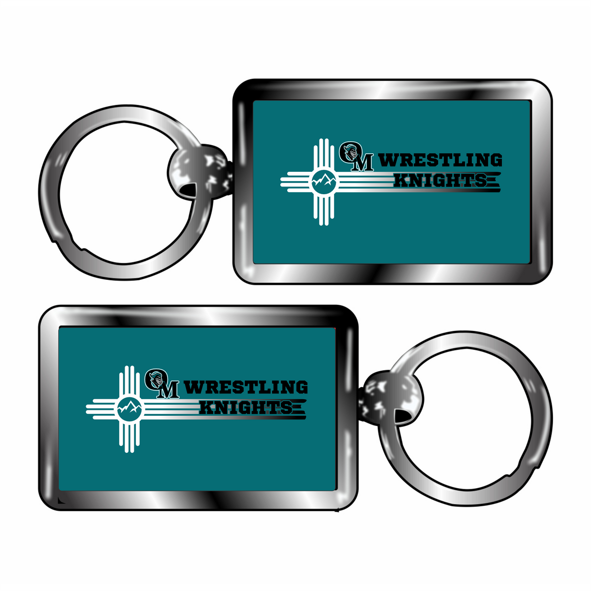 OMHS Wrestling Keychain