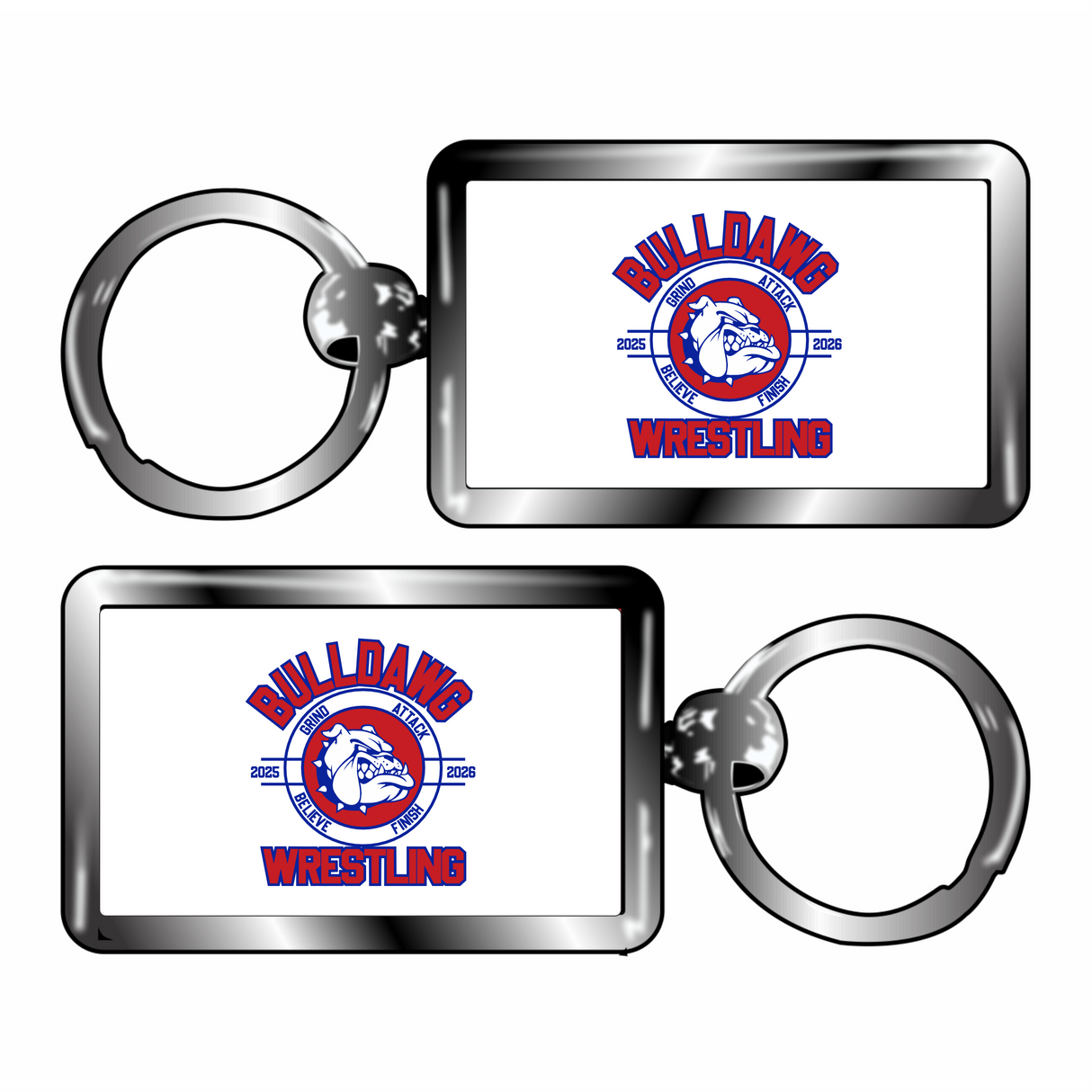 LCHS Wrestling Keychain