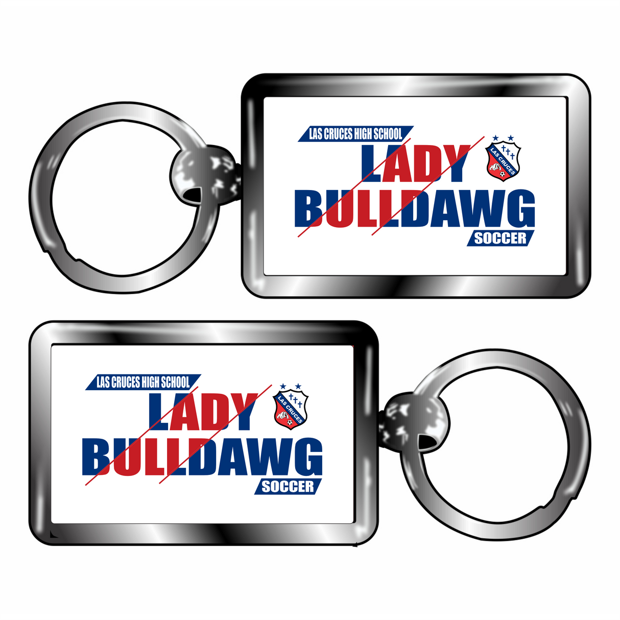 LCHS Lady Bulldawg Soccer Keychain