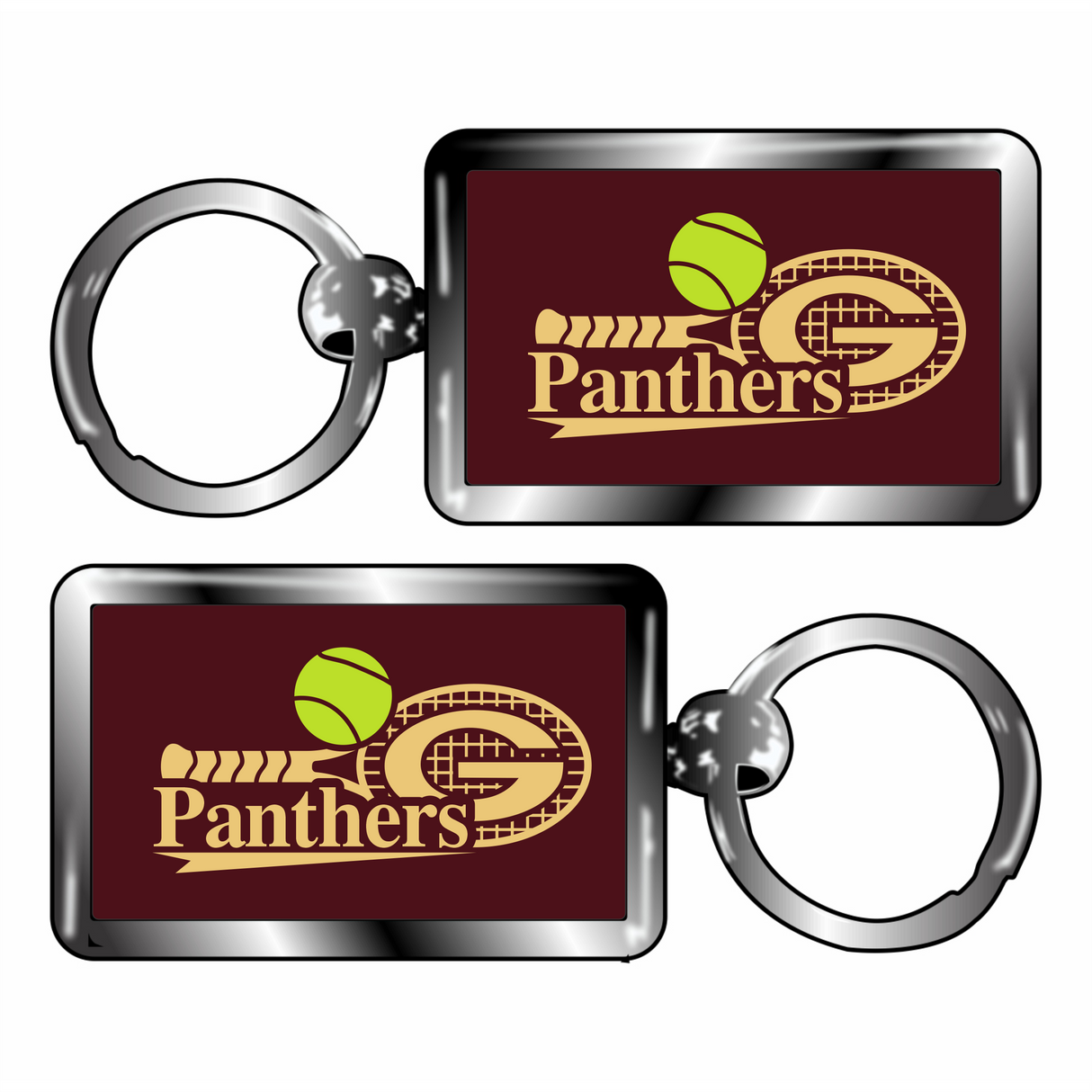 GHS Tennis Keychain