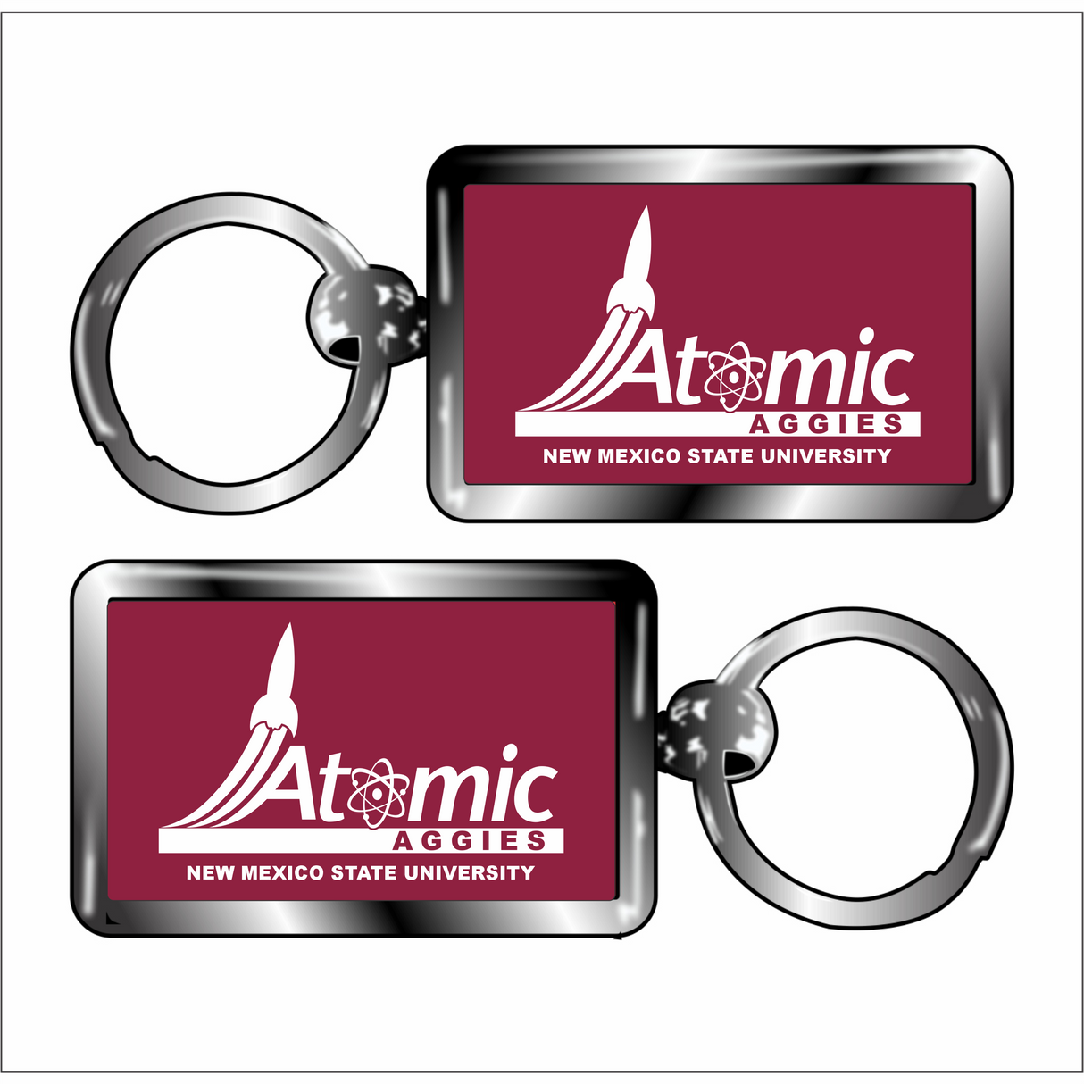 Atomic Aggies Keychain