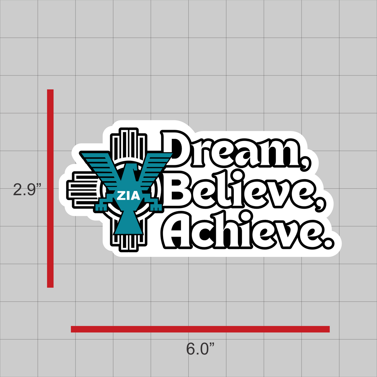 Zia Middle School Decal