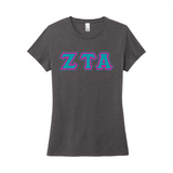 Greek Letters Women's Tri-Blend Tee