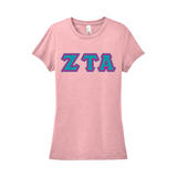 Greek Letters Women's Tri-Blend Tee