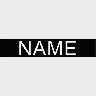 CHS Football Jersey Nameplates