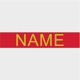 CHS Football Jersey Nameplates