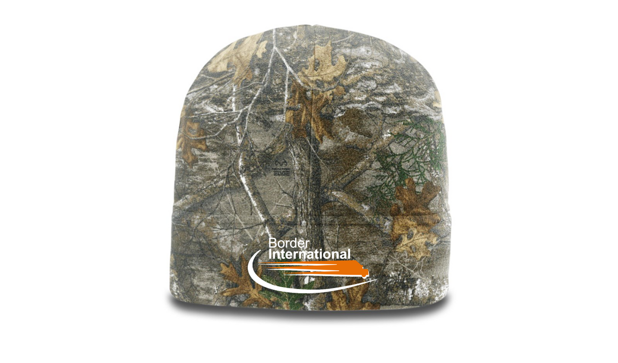 Border International Camo Microfleece Beanie