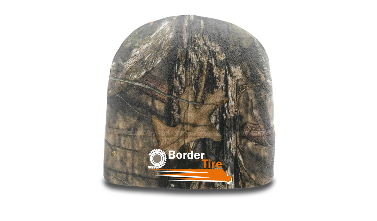 Border Tire Camo Microfleece Beanie