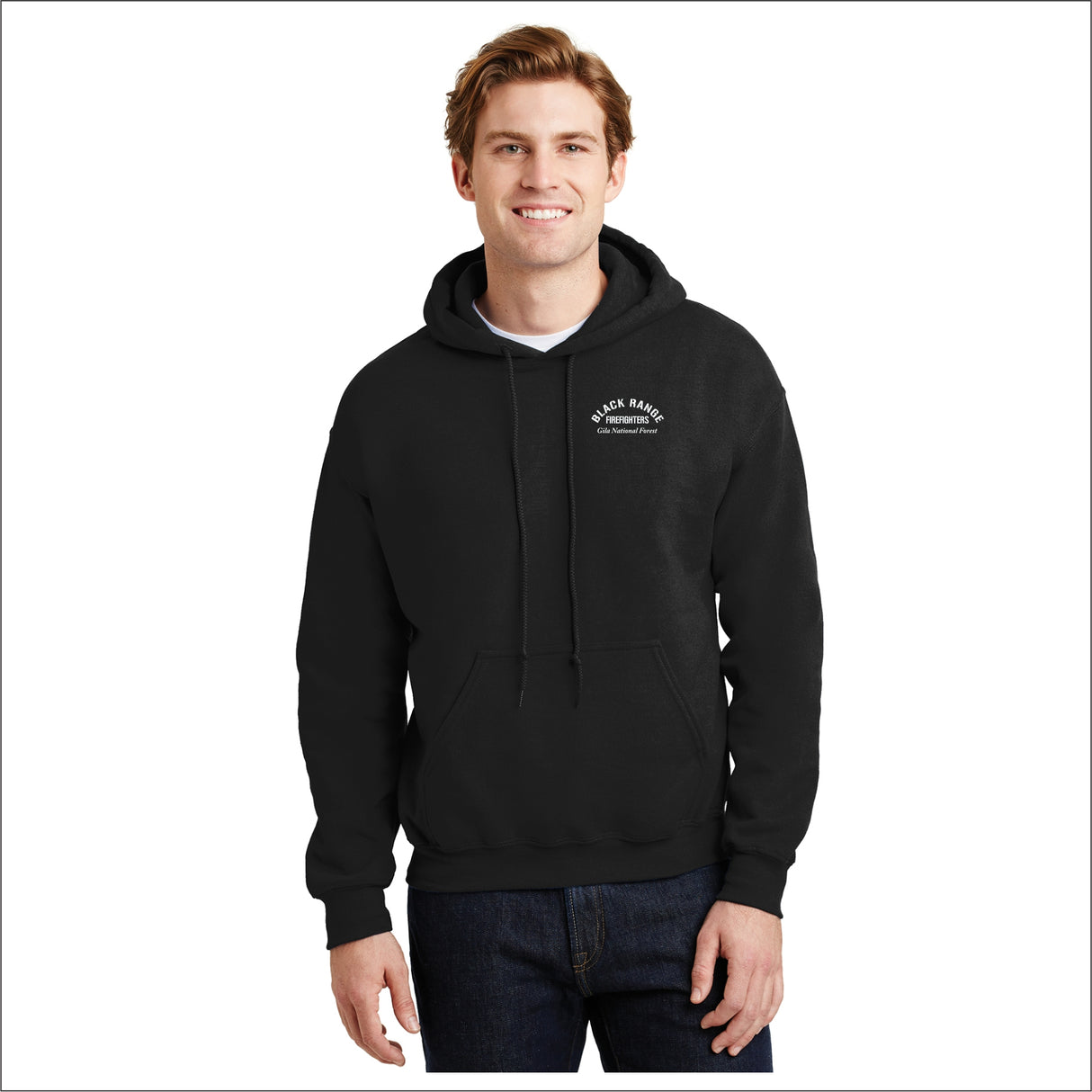 Black Range Fire Hoodie with Zia