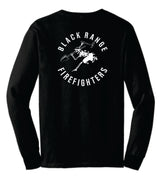 Black Range Fire Long-Sleeve Cotton Tee