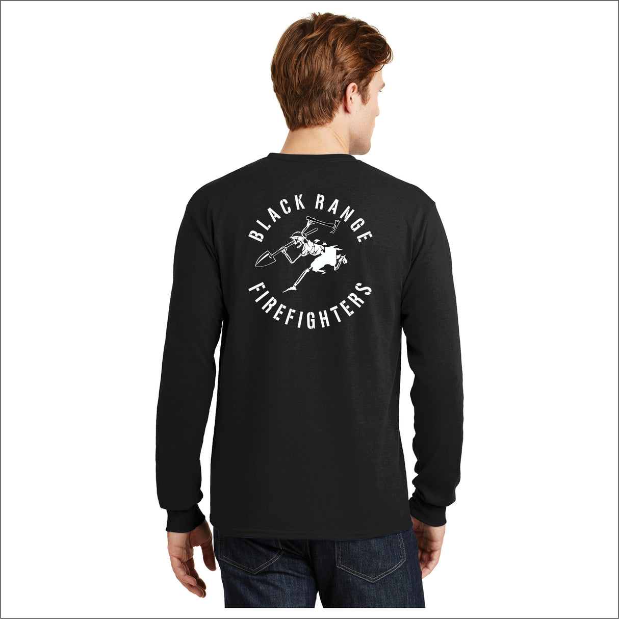 Black Range Fire Long-Sleeve Dry Blend Tee