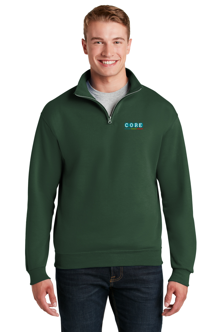 NMSU CORE 1/4-Zip Cadet Collar Sweatshirt