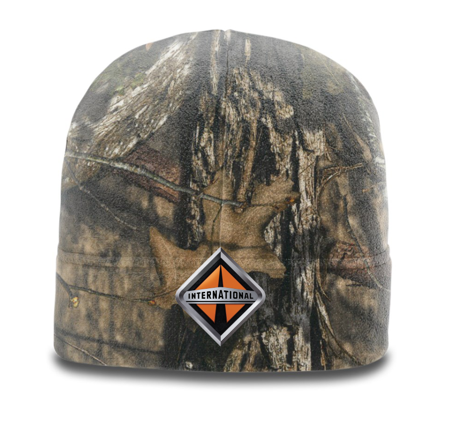 Border International Diamond Logo Camo Microfleece Beanie