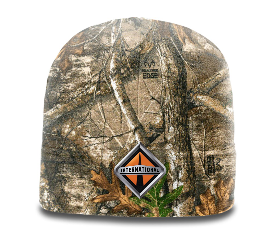 Border International Diamond Logo Camo Microfleece Beanie