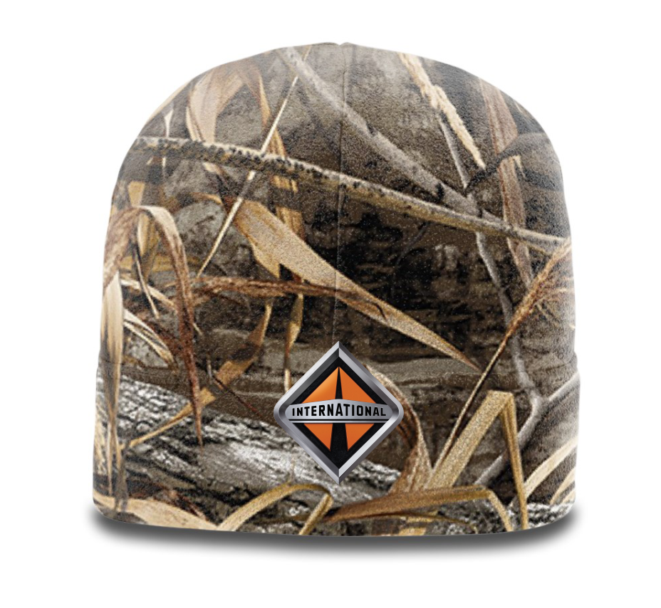 Border International Diamond Logo Camo Microfleece Beanie