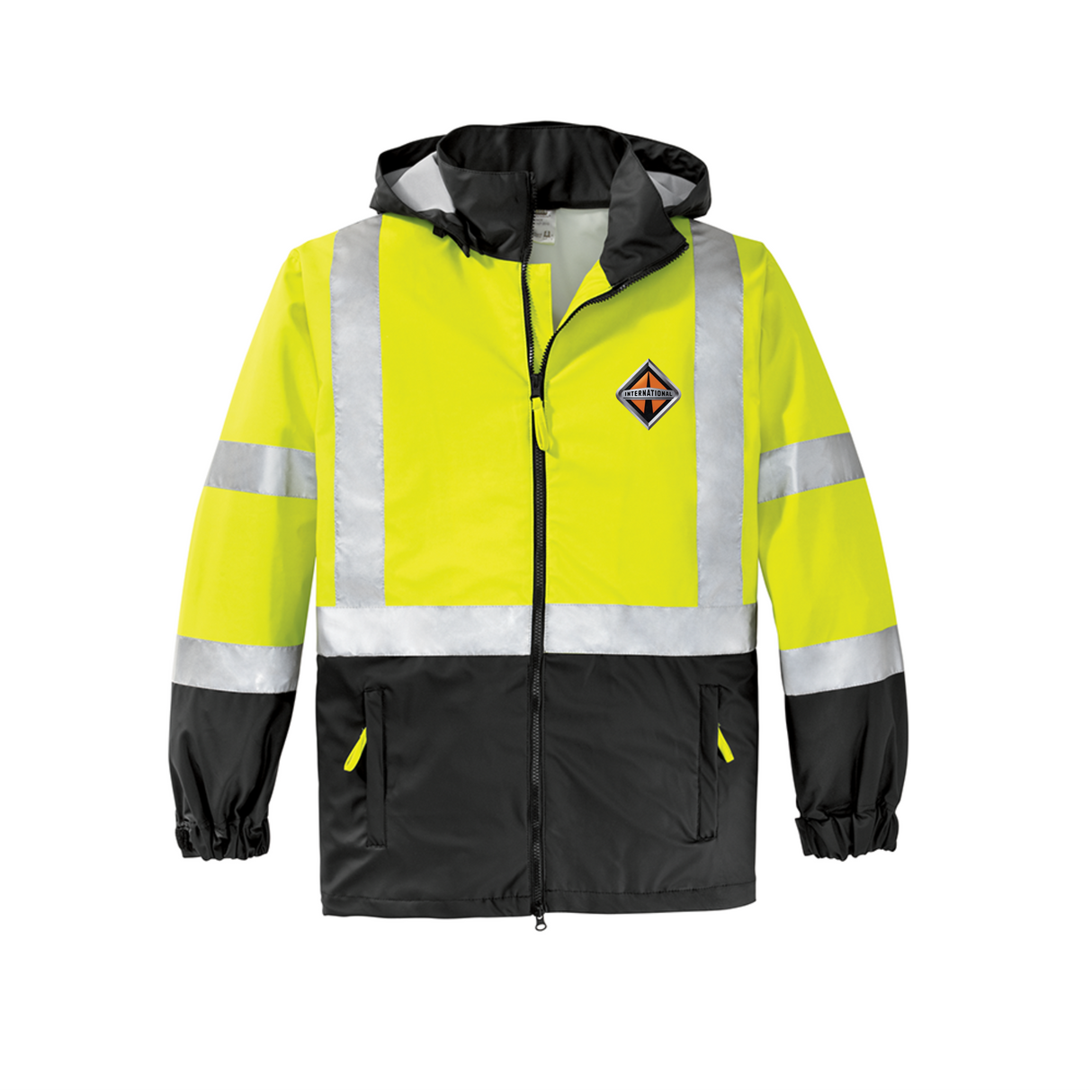 Border International Diamond Logo ANSI 107 Class 3 Safety Windbreaker