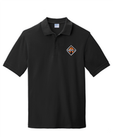 Border International Diamond Logo Ringspun Pique Polo