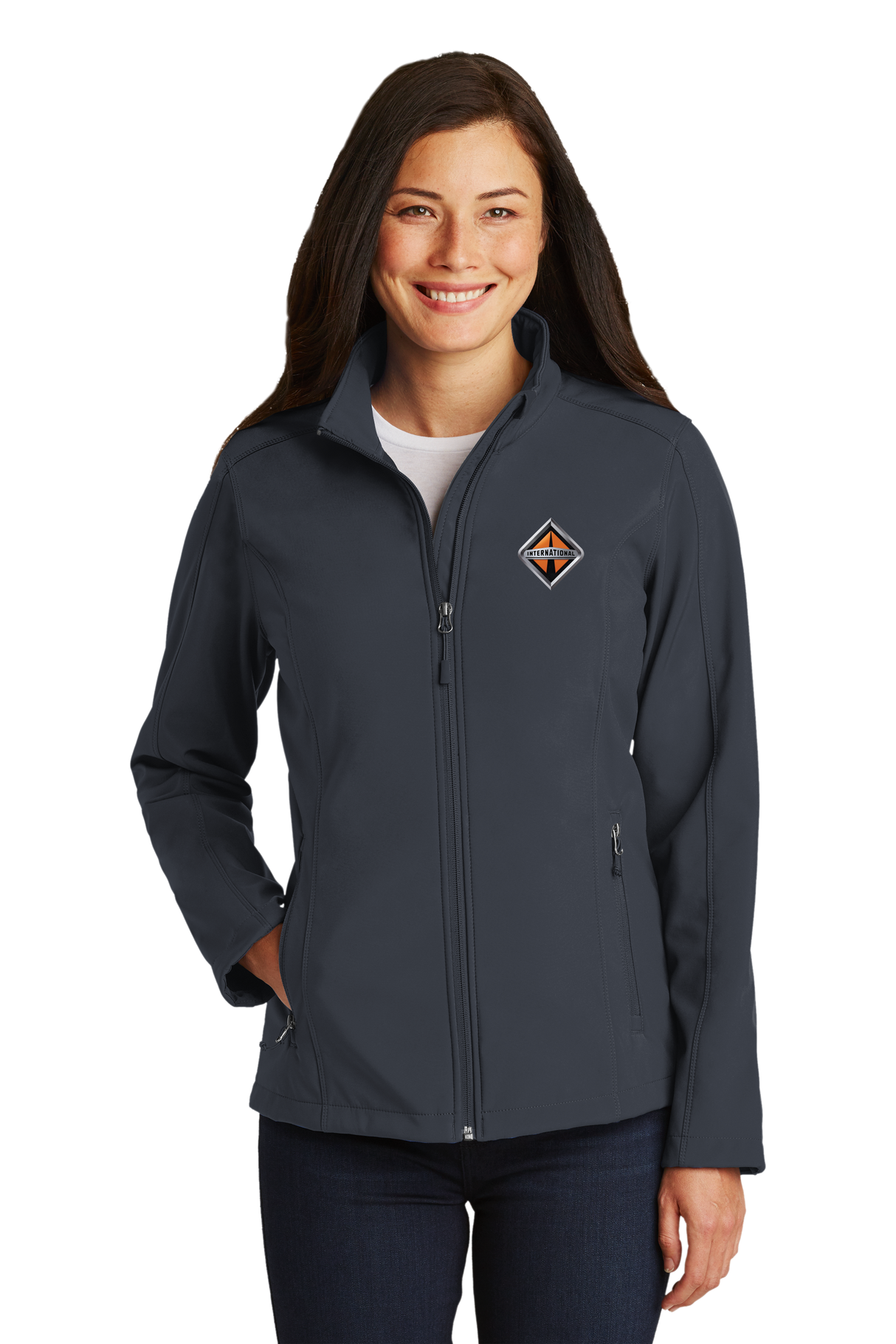 Border International Diamond Logo Ladies' Soft Shell Jacket