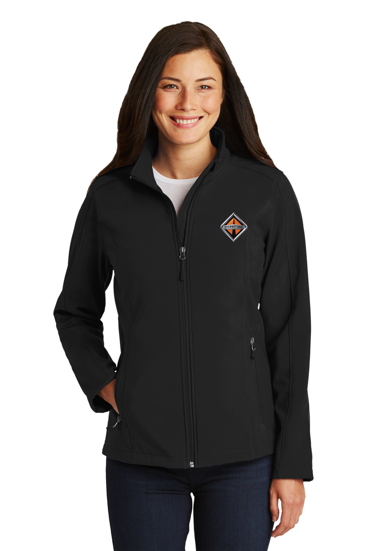 Border International Diamond Logo Ladies' Soft Shell Jacket