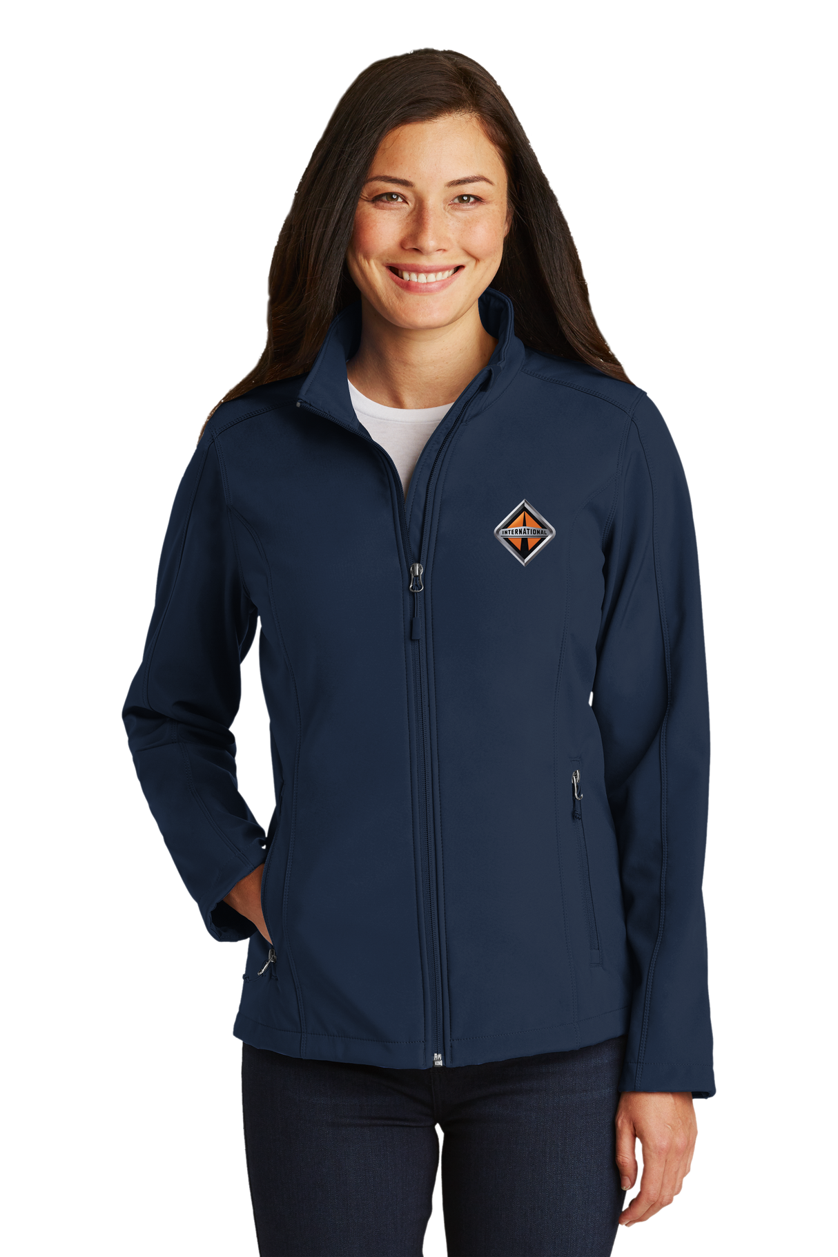 Border International Diamond Logo Ladies' Soft Shell Jacket