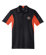 Border International Diamond Logo Side Blocked Micropique Performance Polo