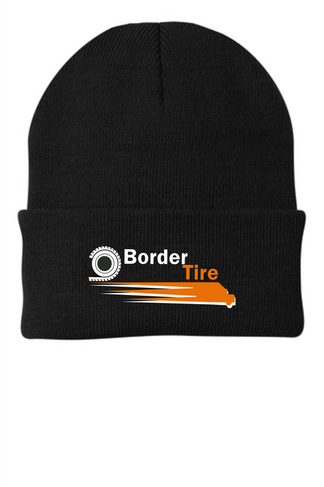 Border Tire Knit Cap