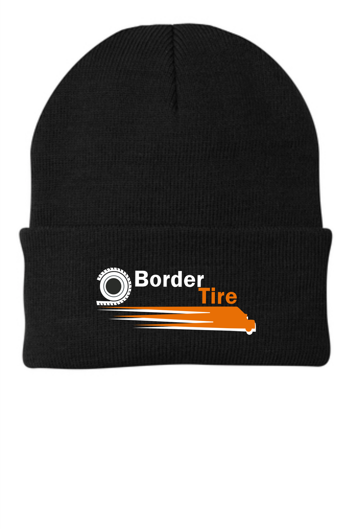 Border Tire Knit Cap