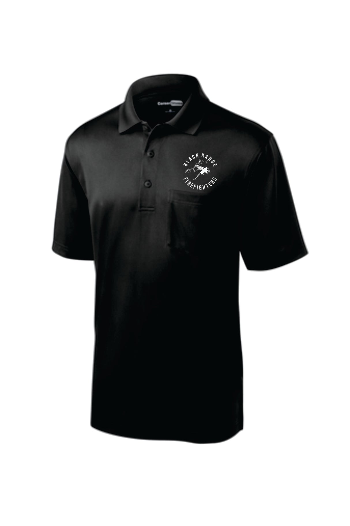 Black Range Fire Snag-Proof Pocket Pique Polo With Skully