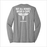 Not All Villains/Heroes Tri-Blend Long-Sleeve Tee