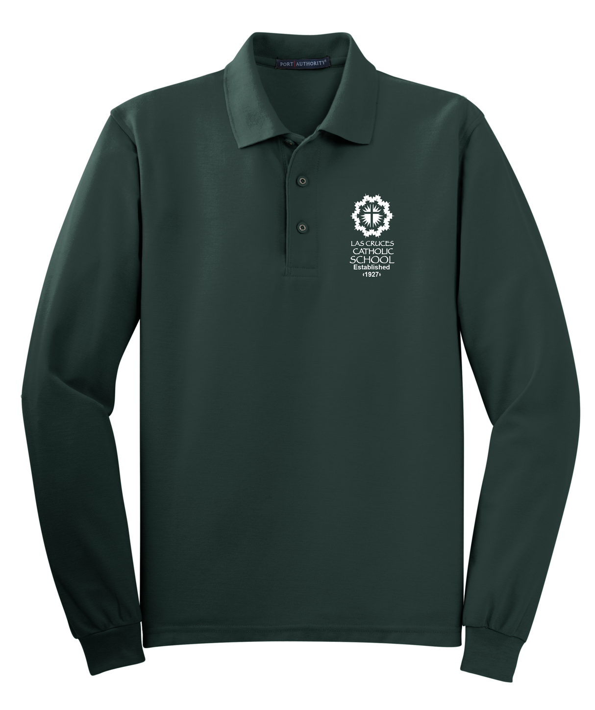 LCCS Elementary Adult Uniform Long-Sleeve Polo