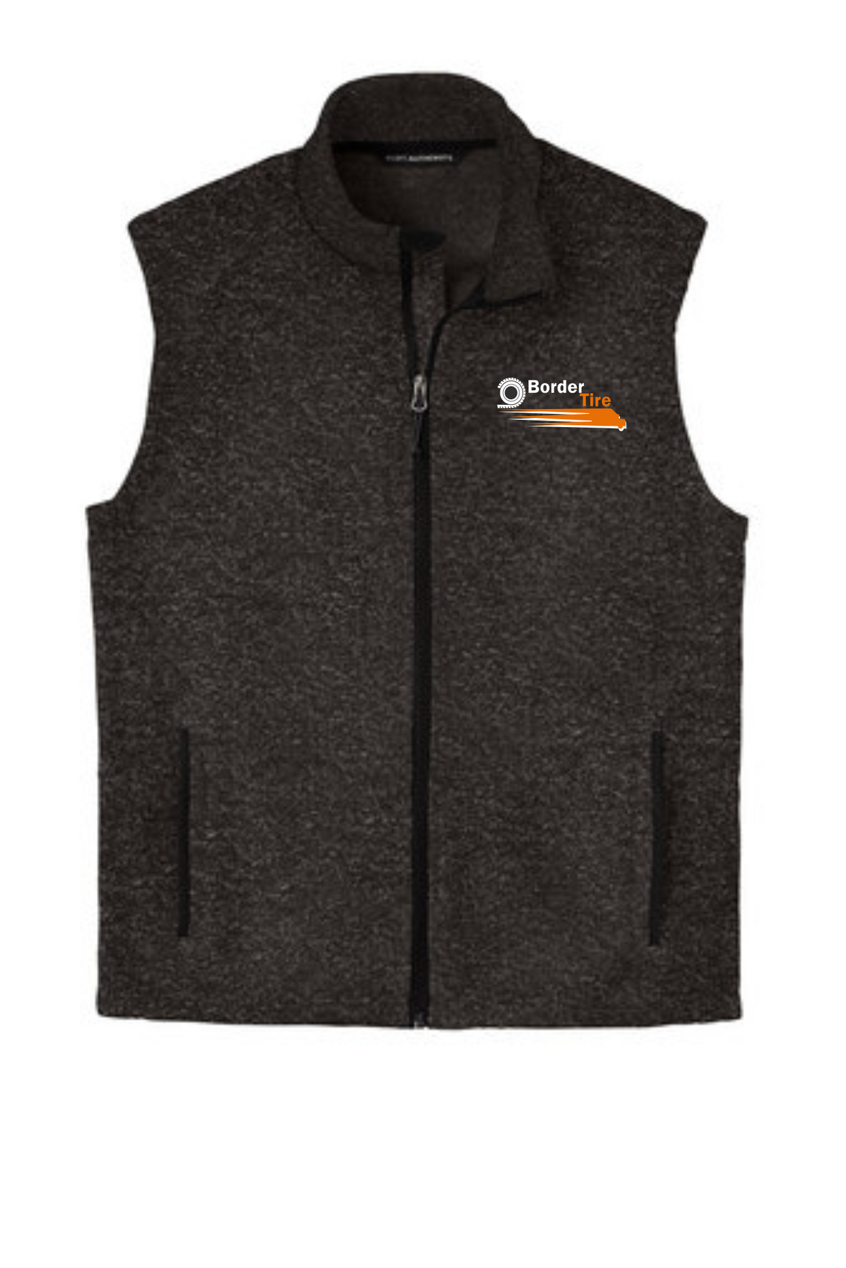 Border Tire Sweater Fleece Vest