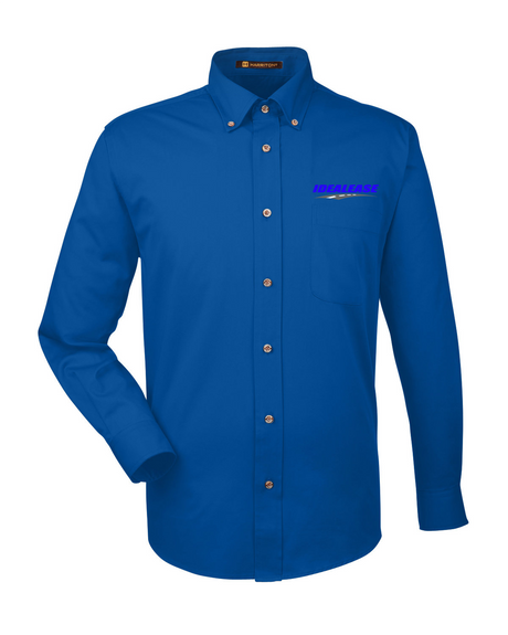 Idealease Tall Easy Blend™ Long-Sleeve Twill Shirt with Stain-Release