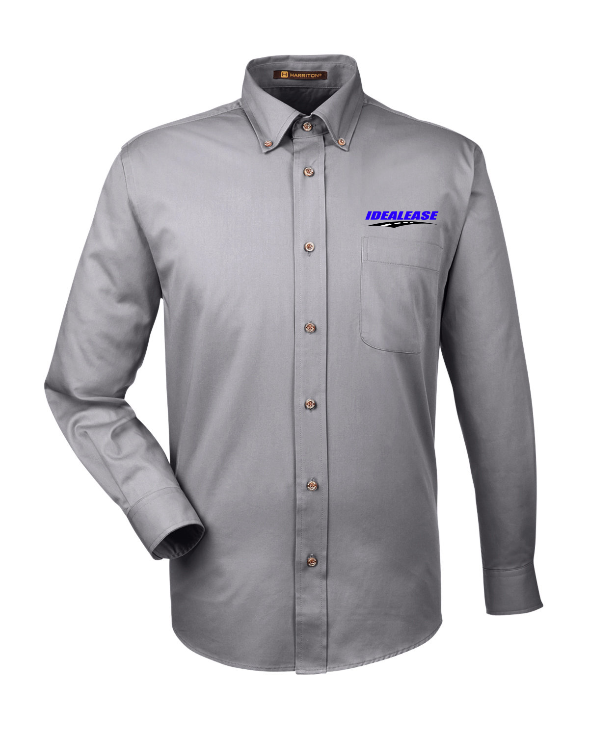 Idealease Easy Blend™ Long-Sleeve Twill Shirt with Stain-Release