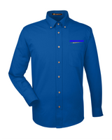 Idealease Easy Blend™ Long-Sleeve Twill Shirt with Stain-Release