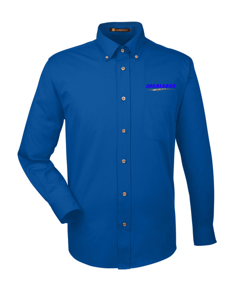 Idealease Easy Blend™ Long-Sleeve Twill Shirt with Stain-Release
