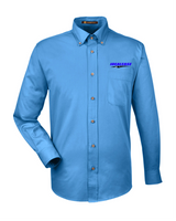 Idealease Easy Blend™ Long-Sleeve Twill Shirt with Stain-Release